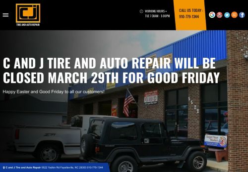 C and J Tire and Auto Repair capture - 2024-03-27 00:37:39