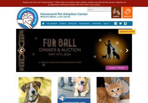 Homeward Pet Adoption Center capture - 2024-03-27 18:28:48
