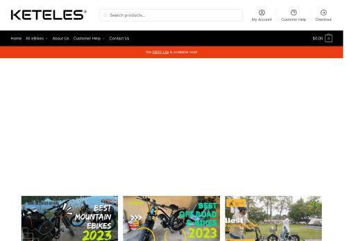 Official Keteles Electric Bike Site capture - 2024-03-28 06:52:27