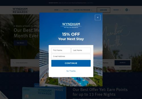 Wyndham Rewards capture - 2024-03-28 20:19:44