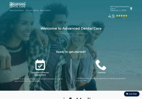 Advanced Dental Care Tallahassee capture - 2024-03-28 22:55:00