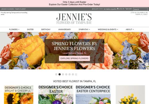 Jennies Flowers Of Tampa Bay capture - 2024-03-28 23:51:13