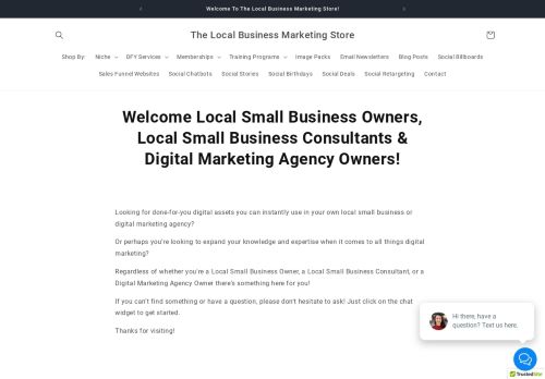 The Local Business Marketing Store capture - 2024-03-29 12:12:02