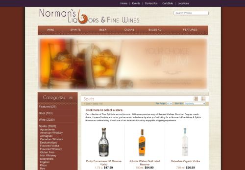Norman's Liquor & Fine Wines capture - 2024-03-29 15:10:44