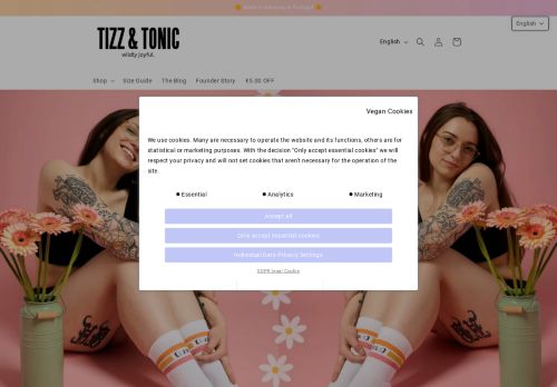 Tizz &amp; Tonic - Sustainable Underwear for Women capture - 2024-03-29 17:12:12