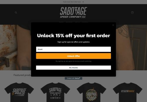 Sabotage Speed Company capture - 2024-03-30 07:36:06