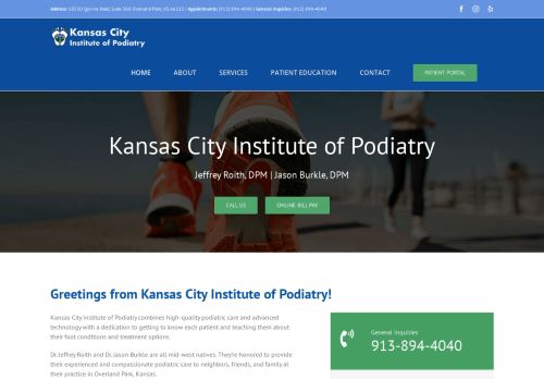 Kansas City Institute Of Podiatry capture - 2024-03-30 08:14:54