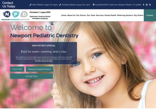 Newport Pediatric Dentistry capture - 2024-03-30 11:45:05