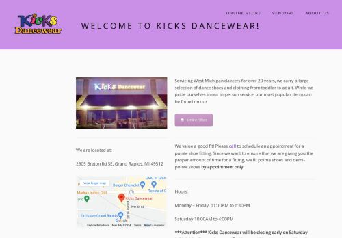 Kicks Dancewear capture - 2024-03-30 14:13:59