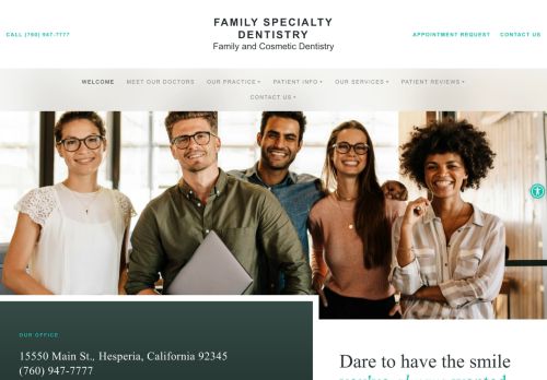 Family Specialty Dentistry capture - 2024-04-01 04:43:48