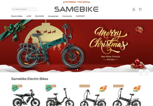 Samebike Official Website capture - 2024-04-01 10:36:30