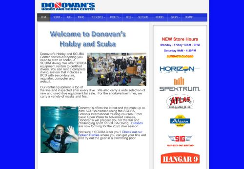 Donovan's Hobby & Scuba Center capture - 2024-04-01 12:36:55