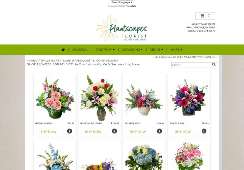 Plantscapes Florist Inc. capture - 2024-04-01 13:16:31
