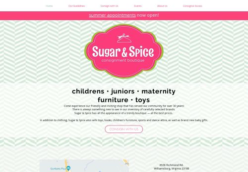 Sugar & Spice Consignment Boutique capture - 2024-04-01 13:25:43