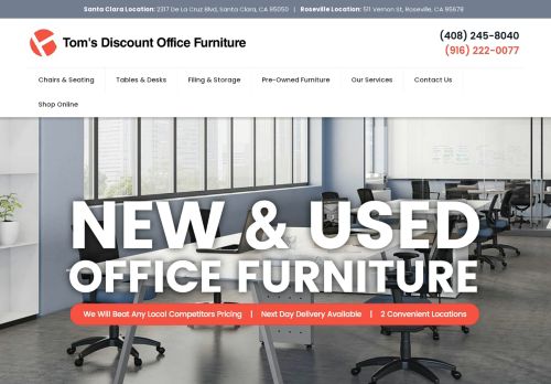 Tom's Discount Office Furniture capture - 2024-04-01 15:50:30