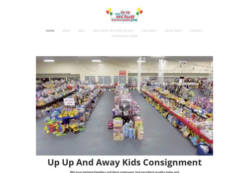 Up Up And Away Kids Consignment capture - 2024-04-01 19:49:46
