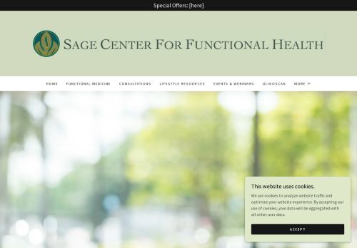 Sage Center For Functional Health capture - 2024-04-01 23:11:29