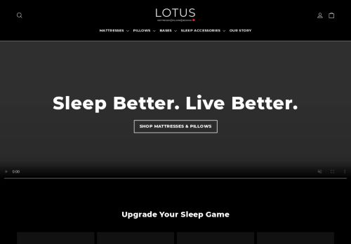 LOTUS Sleep Products capture - 2024-04-02 16:50:53