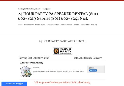 24 Hour Party Pa Speaker Rental capture - 2024-04-03 13:49:27