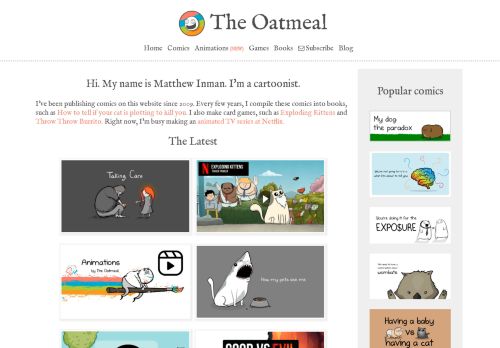 The Oatmeal capture - 2024-04-04 02:18:19