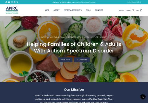 Autism Nutrition Research Center capture - 2024-04-05 00:21:53