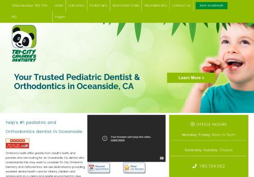Tri City Children's Dentistry And Orthodontics capture - 2024-04-05 04:37:48
