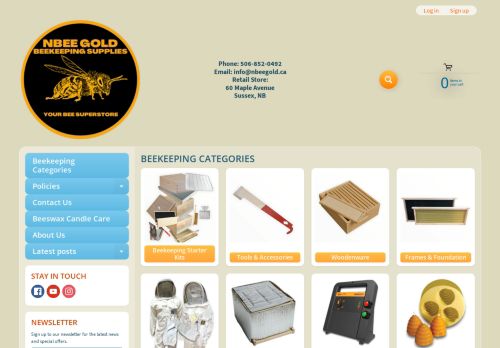 NBee Gold Beekeeping Supplies capture - 2024-04-05 08:27:18