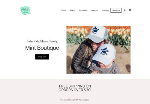 Mint Childrens Boutique capture - 2024-04-05 15:19:24