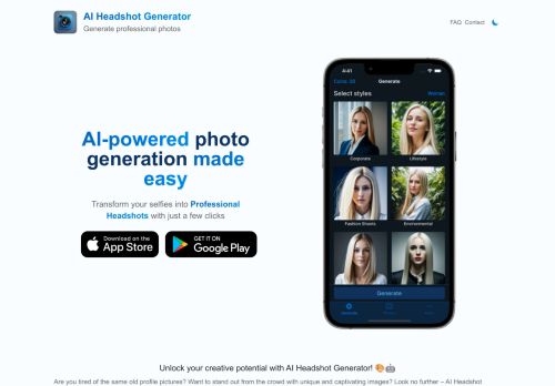 AI Headshot Generator capture - 2024-04-05 23:23:40