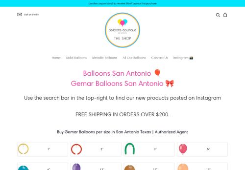 Balloons Boutique San Antonio capture - 2024-04-06 03:56:34