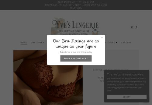 Yve's Lingerie Bra Fitting Specialist capture - 2024-04-06 04:25:05