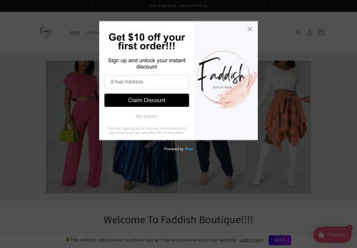 Faddish Fashion Boutique capture - 2024-04-06 09:56:53