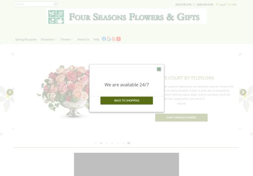 Four Seasons Flowers & Gifts capture - 2024-04-06 17:20:49