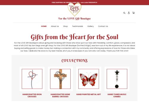 For The Love Gift Boutique capture - 2024-04-09 05:24:52