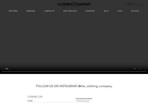 The Clothing Company capture - 2024-04-09 07:15:25