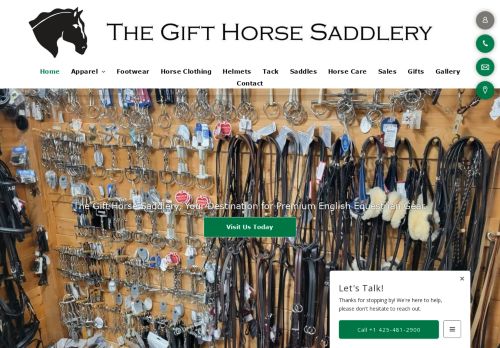 The Gift Horse Saddlery capture - 2024-04-09 07:42:36