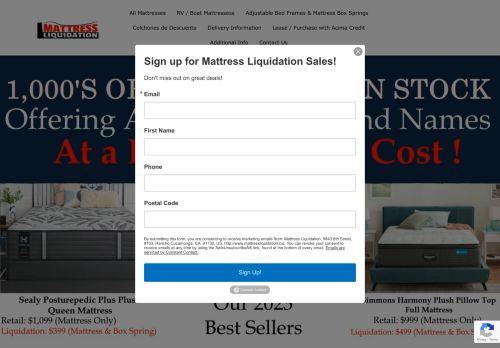 Mattress Liquidation capture - 2024-04-09 09:57:51