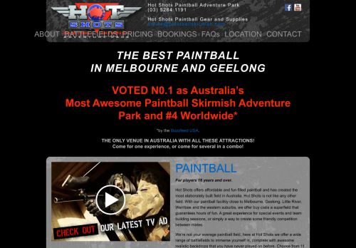 Hot Shots Paintball Adventure Park capture - 2024-04-09 12:49:34