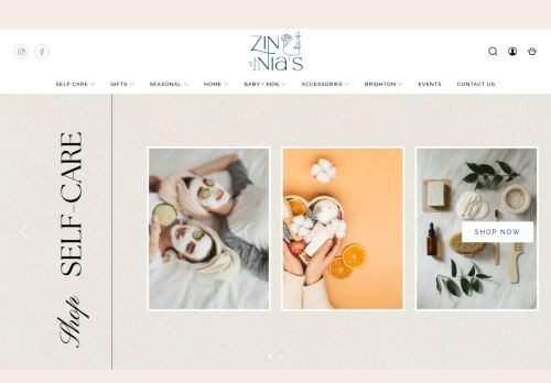 Zinnias Gift Boutique capture - 2024-04-09 16:39:06