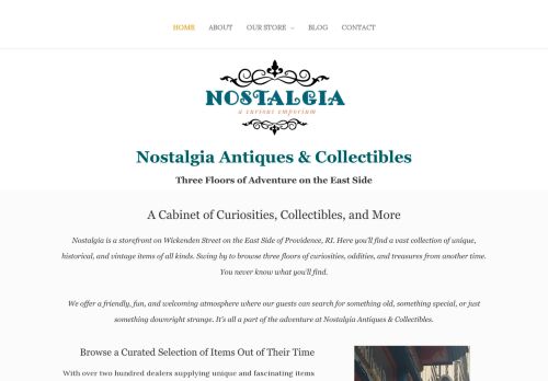 Nostalgia Antiques & Collectibles capture - 2024-04-09 19:21:00