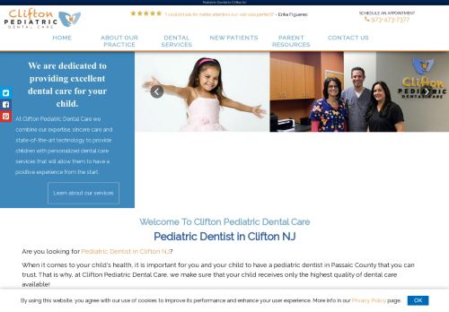 Clifton Pediatric Dental Care capture - 2024-04-09 23:31:32