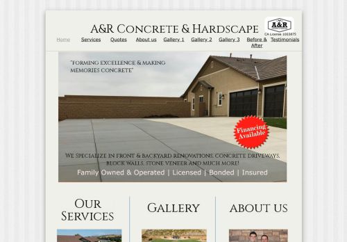 A & R Concrete & Hardscape capture - 2024-04-09 23:31:47