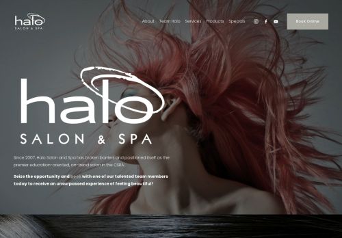 Halo Salon And Spa capture - 2024-04-10 05:05:37