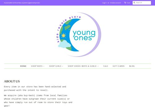 Young Ones Kids Resale Store capture - 2024-04-10 07:01:32
