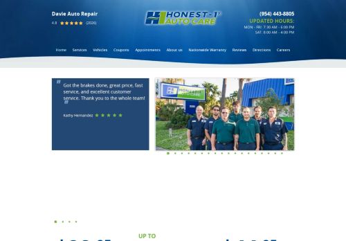 Honest-1 Auto Care Davie capture - 2024-04-10 08:36:56