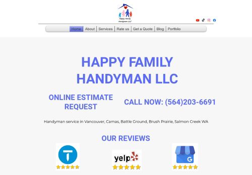Happy Family Handyman Llc capture - 2024-04-10 12:21:00