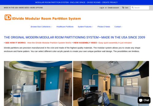 Idivide Modern Room Dividers & Office Partitions capture - 2024-04-10 19:22:56