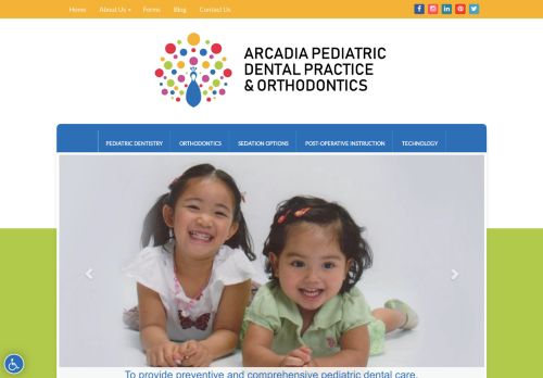 Arcadia Pediatric Dental Practice & Orthodontics capture - 2024-04-11 06:15:50