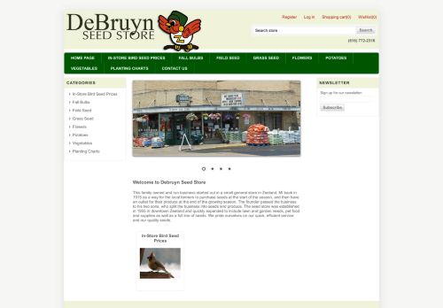 Debruyn Seed Store capture - 2024-04-11 10:35:11