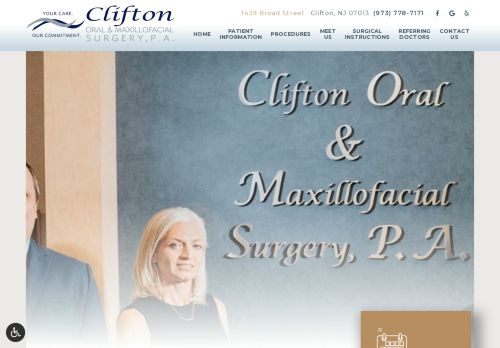 Clifton Oral & Maxillofacial Surgery, P.a capture - 2024-04-11 12:56:16